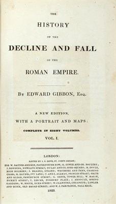 Lot 136 - GIBBON, EDWARD History of the Decline and Fall...