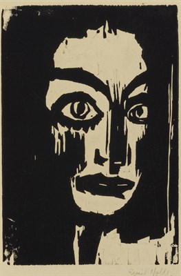 Lot 136 - Emil Nolde (1867-1956) FRAUENBILD (SEHERAUGEN)...
