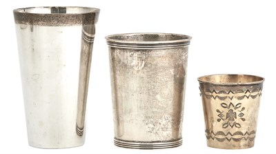 Lot 40 - Group of Sterling Silver Julep Cups 20th...