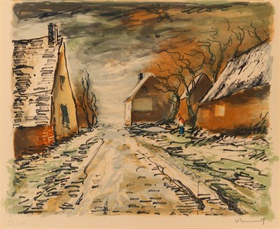 Lot 1079 - After Maurice de Vlaminck (1876-1958) VILLAGE...