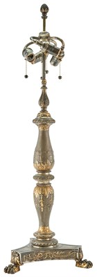 Lot 244 - Empire Style Gilt and Silver Patinated Bronze...