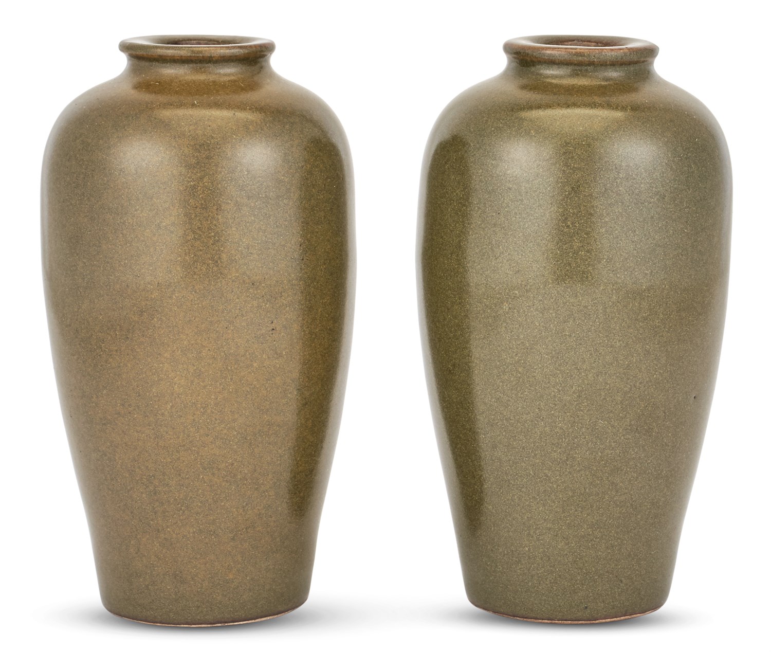 Lot 149 - A Pair of Chinese Teadust Glazed Porcelain...
