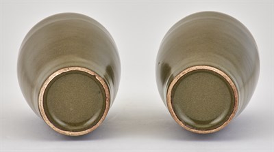 Lot 149 - A Pair of Chinese Teadust Glazed Porcelain...