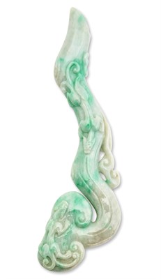 Lot 60 - A Chinese Jadeite Carving Late Qing Dynasty...