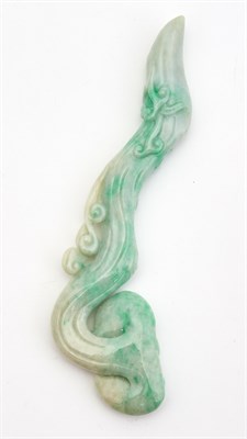 Lot 60 - A Chinese Jadeite Carving Late Qing Dynasty...