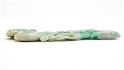 Lot 60 - A Chinese Jadeite Carving Late Qing Dynasty...