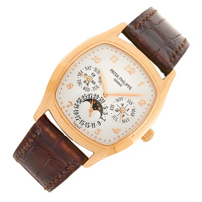 Lot 47 - Patek Philippe Gentleman's Rose Gold 'Calendar Grand Complications' Wristwatch, Ref. 5940R