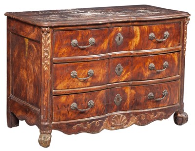 Lot 46 - Italian Faux Tortoiseshell-Painted and...