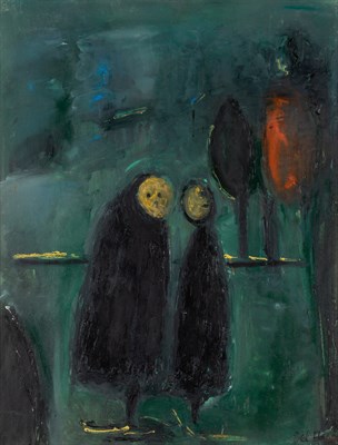 Lot 86 - 20th Century School Figures, 1970 Signed and...