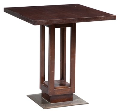 Lot 69 - Art Deco Walnut and Bronze Table Designed by...