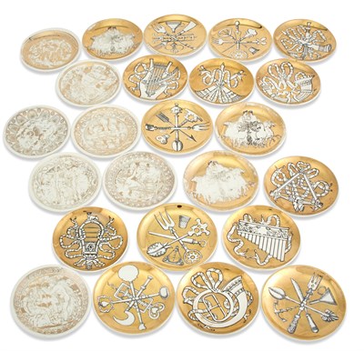 Lot 79 - Group of Piero Fornasetti Gilt Decorated...