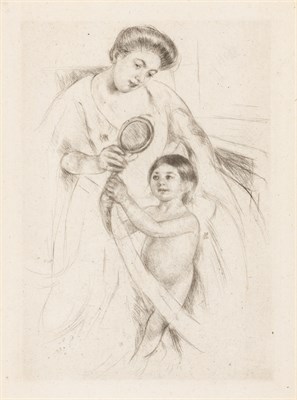 Lot 1021 - Mary Cassatt (1844-1926) LOOK INTO THE HAND...