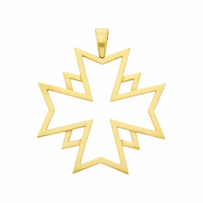 Lot 2 - Chanel Gold Maltese Cross Pendant, France