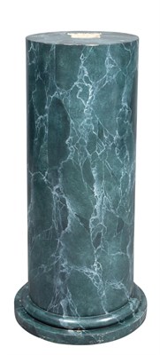 Lot 70 - Marbleized Large Columnar Pedestal Height 52...