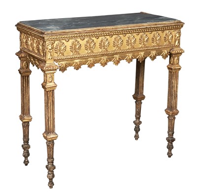 Lot 330 - North Italian Neoclassical Giltwood Console...