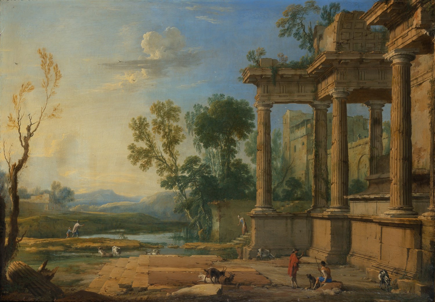 Lot 57 - Pierre Patel French, 1605-1676 An Italian...