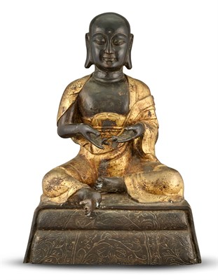 Lot 1042 - Exceptionally Large Chinese Parcel Gilt Bronze...