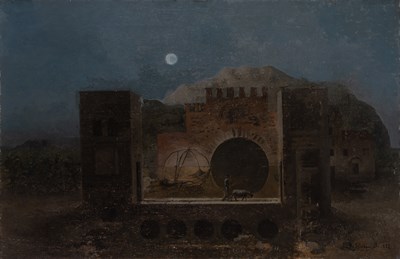 Lot 9 - Eugene Berman Russian, 1896-1972 Nocturne,...