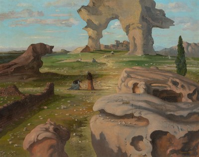 Lot 1065 - Eugene Berman Russian, 1896-1972 Le Chemin...
