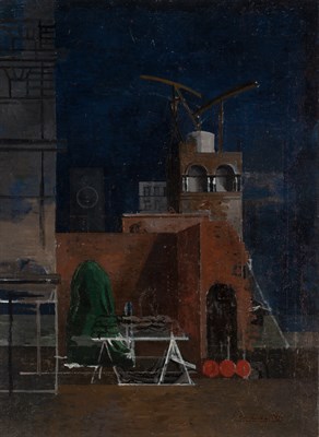 Lot 1067 - Eugene Berman Russian, 1896-1972 Nocturne,...