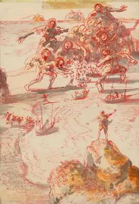 Lot 17 - Eugene Berman Russian, 1896-1972 Battle of the...