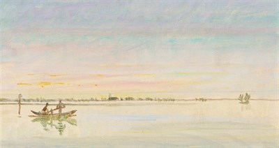 Lot 10 - Leonid Berman Russian, 1896-1976 Near Torcello,...