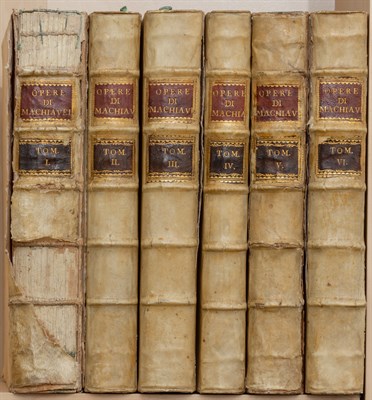 Lot 144 - MACHIAVELLI, NICCOLO Opere di Niccolo...
