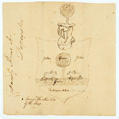 Lot 30 - DE PEYSTER FAMILY Manuscript Family Tree and...