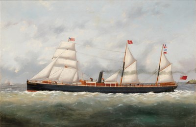 Lot 72 - British School 19th Century The Steamship...