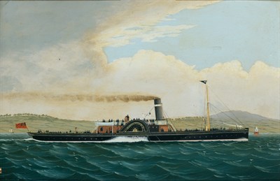 Lot 73 - British School 19th Century A Steamboat...