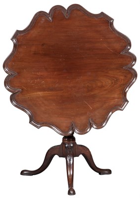 Lot 277 - George III Style Mahogany Tripod Table...