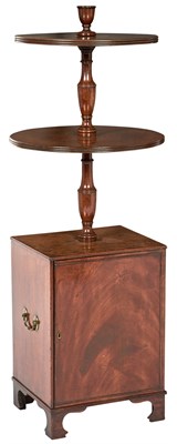 Lot 282 - George III Mahogany Dumbwaiter Last quarter...
