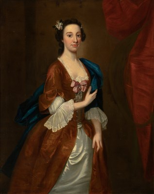 Lot 62 - English School 17th Century Portrait of a Lady...