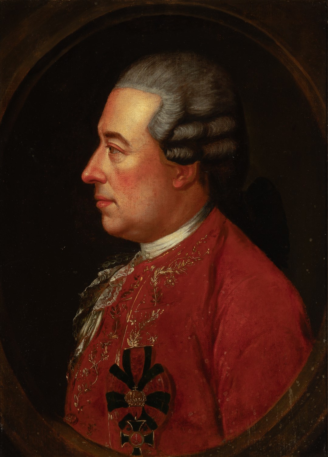 Lot 59 - Continental School 18th Century Portrait of a...