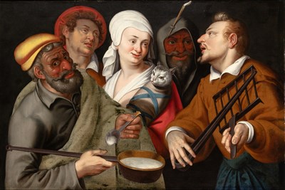 Lot 64 - Follower of Bartolomeo Passarotti Carnival...