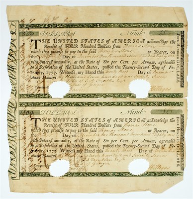 Lot 7 - [AMERICAN REVOLUTION--FORCE, PETER] Four rare...