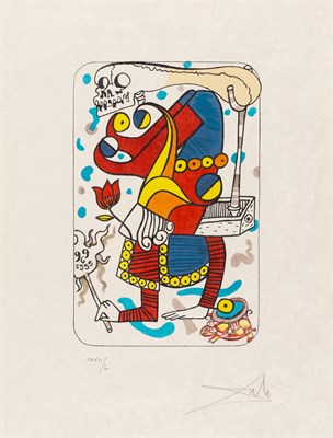 Lot 37 - Salvador Dalí (1904-1989) JOKER (FIELD 72-4)...