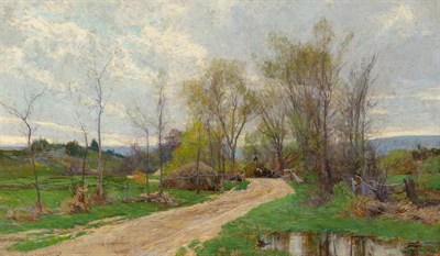Lot 1032 - Hugh Bolton Jones American, 1848-1927 Road...