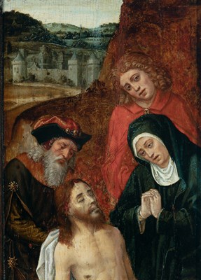 Lot 75 - Flemish School 16th Century The Lamentation of...