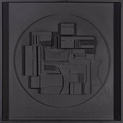 Lot 131 - Louise Nevelson (1899-1988) FULL MOON Black...