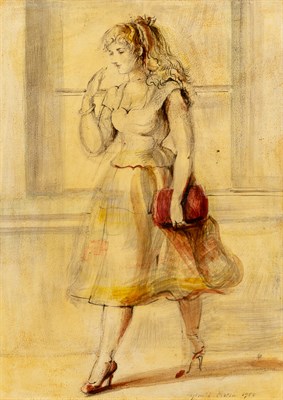 Lot 1115 - Reginald Marsh American, 1898-1954 Young Woman...