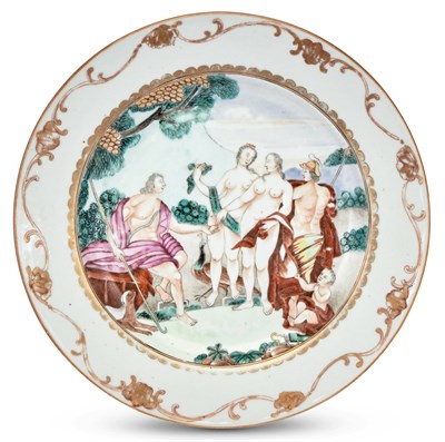 Lot 1027 - A Chinese Export Enameled Porcelain...