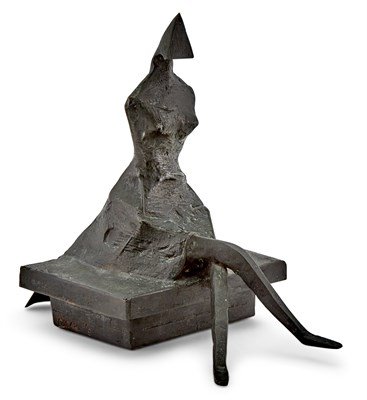 Lot 70 - Lynn Chadwick British, 1914-2003 Sitting Girl,...