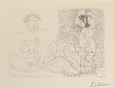 Lot 137 - Pablo Picasso (1881-1973) LE REPOS DU...