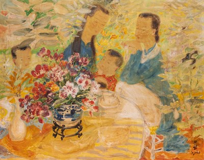 Lot 1033 - Le Pho Vietnamese/French, 1907-2001 Tea in the...