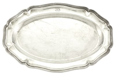 Lot 34 - German Silver Platter Posen, 20th century...
