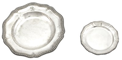 Lot 35 - Set of Six Regency Style Silver Plated Soup...