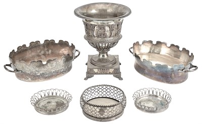 Lot 36 - Group of Silver Plated Table Articles 20th...