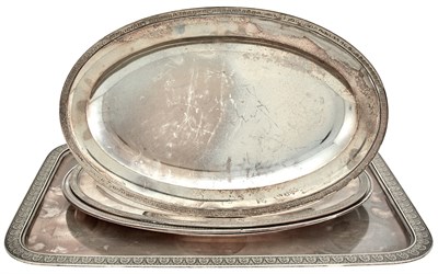 Lot 37 - French Sterling Silver Platter Early 20th...