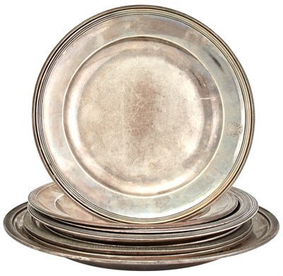 Lot 26 - Four French Silver Serving Dishes 19th Century...
